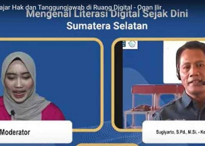 Ketua MKKS SMA Ogan Ilir Ingatkan Beretika di Media Sosial lewat Webinar Literasi Digital