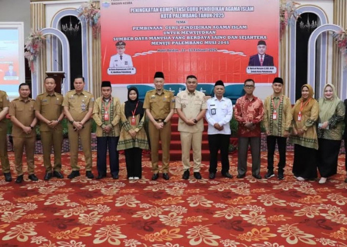 Sekda Palembang Ajak Guru PAI Raih Daya Saing, Pemkot Bekali 200 Pendidik Menuju Musi 2045
