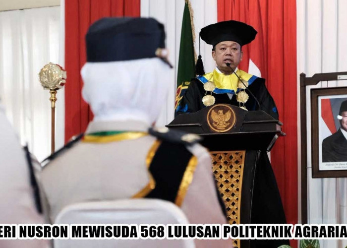 Bukan Sekadar Wisuda! Pesan Menteri Nusron untuk 568 Lulusan STPN Ini Bikin Merinding