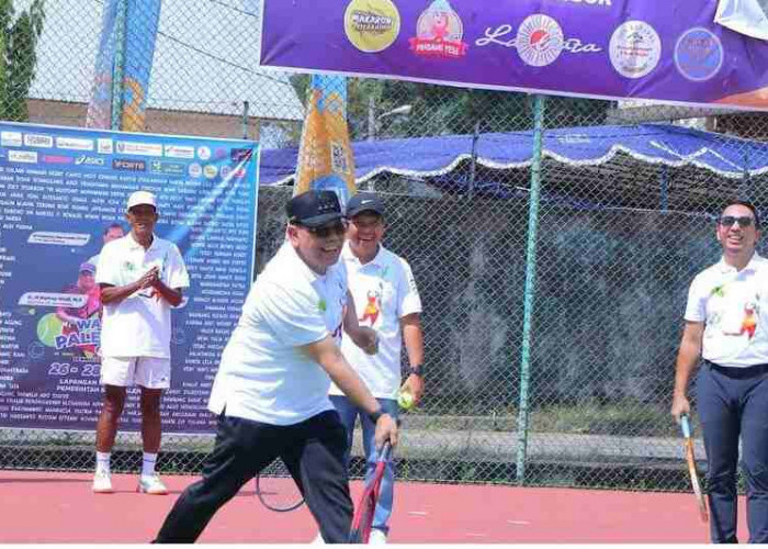 102 Pasang Atlet Tenis Ikuti Kejuaraan Walikota Palembang Open Tennis Tournament 2024, Pemkot Jaring Bibit Bar