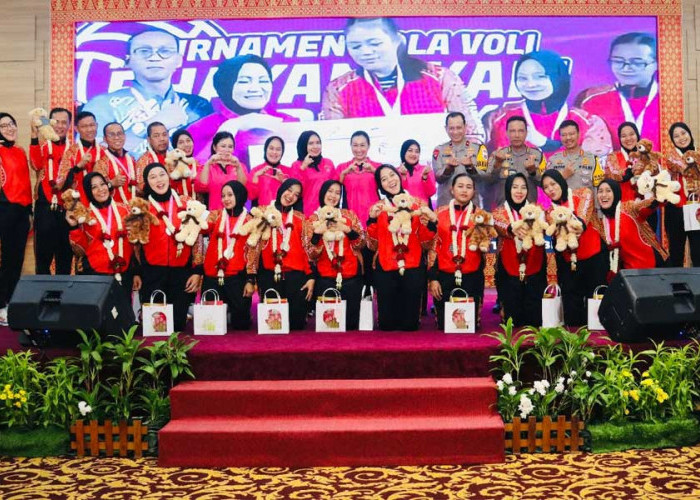 Tim Bola Voli Bhayangkari Sumsel ‘Putri Sriwijaya’ Raih Juara 4 dan Best Setter di Turnamen Bhayangkari Cup