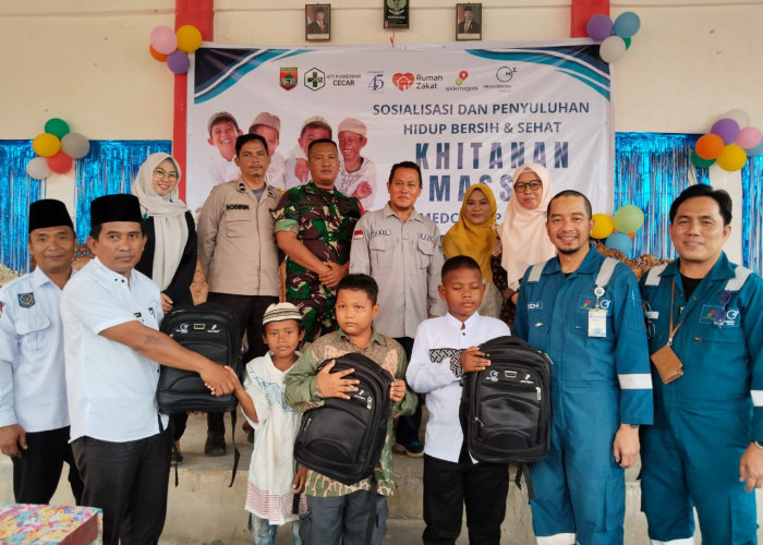 Peduli Kesehatan, Medco E&P Gelar Khitanan Massal di Desa Tri Mukti