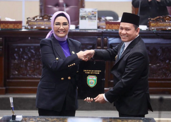 Pj Gubernur Elen Setiadi Sampaikan Pendapat Akhir Terhadap Raperda Tentang APBD Provinsi Sumsel TA 2025 