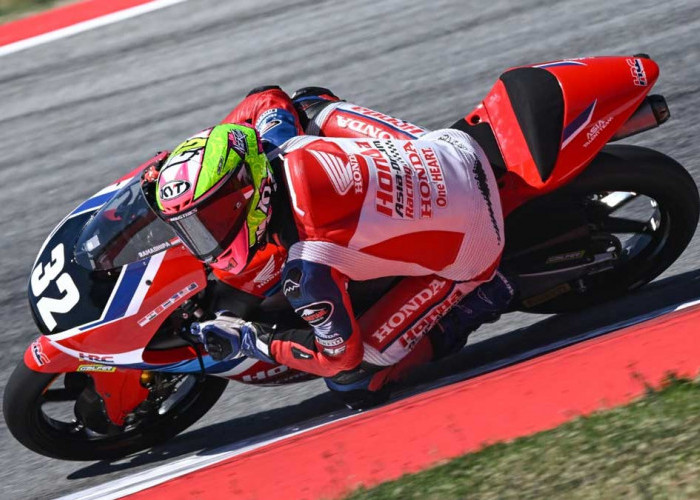 Bikin Bangga Indonesia! Pebalap 16 Tahun Asal Sleman Ini Sukses Rebut Podium Moto3 di Sirkuit Barcelona