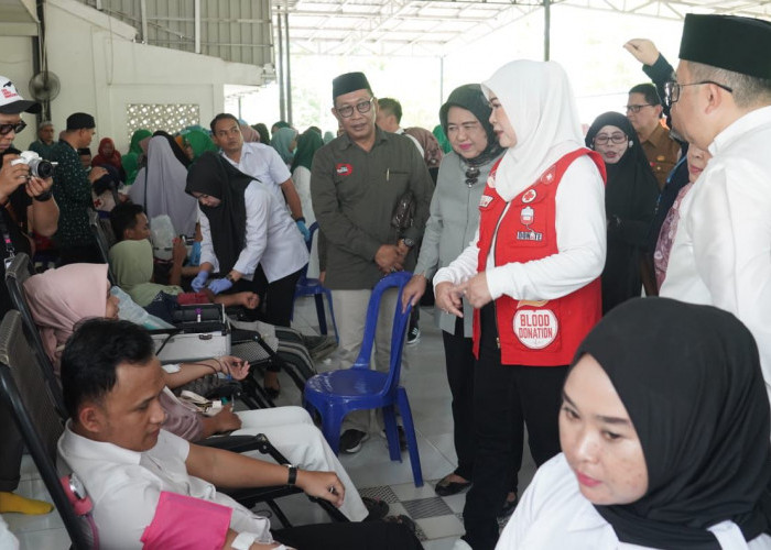 PMI Sumsel dan PWNU Kolaborasi Gelar Donor Darah di Ponpes Aulia Cendekia