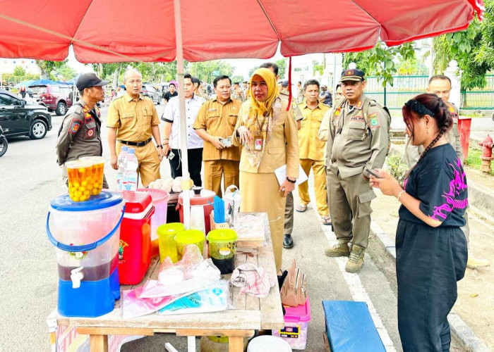 Datangi Pedagang Kuliner Depan Rumdin Bupati, Tim Gabungan Pemkab Muba Sampaikan 4 Poin Ini