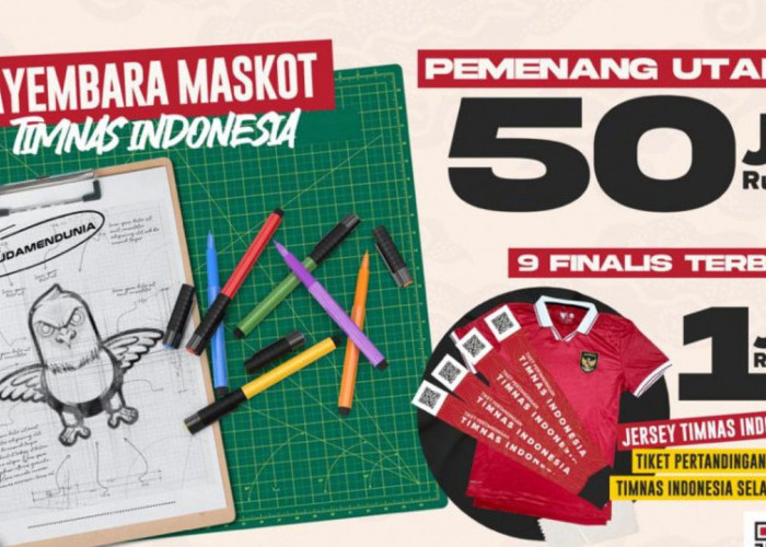 Berhadiah Rp50 Juta, PSSI Buat Sayembara Desain Maskot Timnas Indonesia