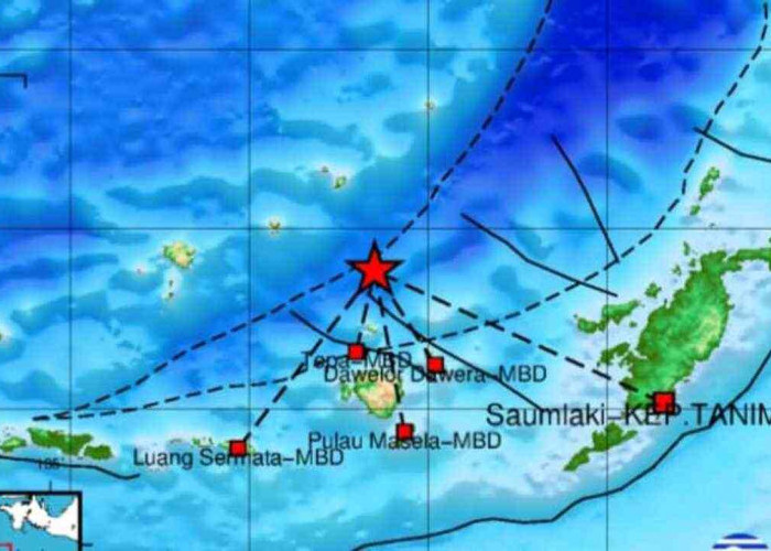 Gempa 4,8 Magnitudo Guncang Maluku Barat Daya, Ini Lokasinya