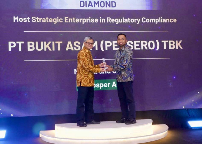 PTBA Raih Diamond PROSPER A IRCA 2026, Bukti Komitmen pada Tata Kelola dan Kepatuhan 