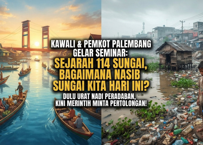 Palembang Punya 114 Sungai! KAWALI dan Pemkot Bongkar Sejarah, Bagaimana Nasibnya Sekarang?
