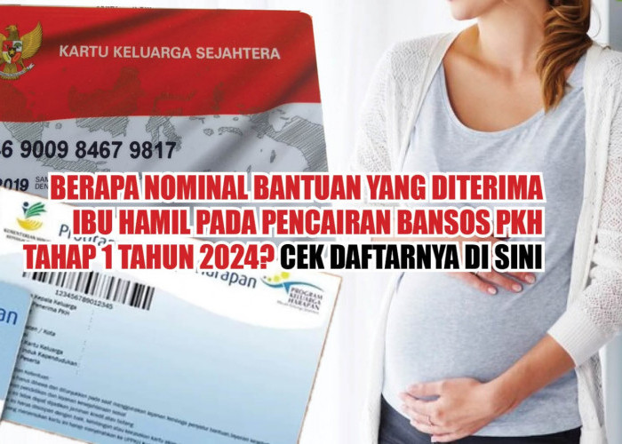 Berapa Nominal Bantuan yang Diterima Ibu Hamil Pada Pencairan Bansos PKH Tahap 1 Tahun 2024? Cek Daftarnya