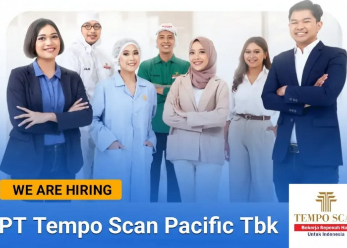 Lowongan Kerja Terbaru PT Tempo Scan Pacific Tbk (Perseroan) Lulusan SMA/SMK dan S1, Bisa Lamar di Sini!