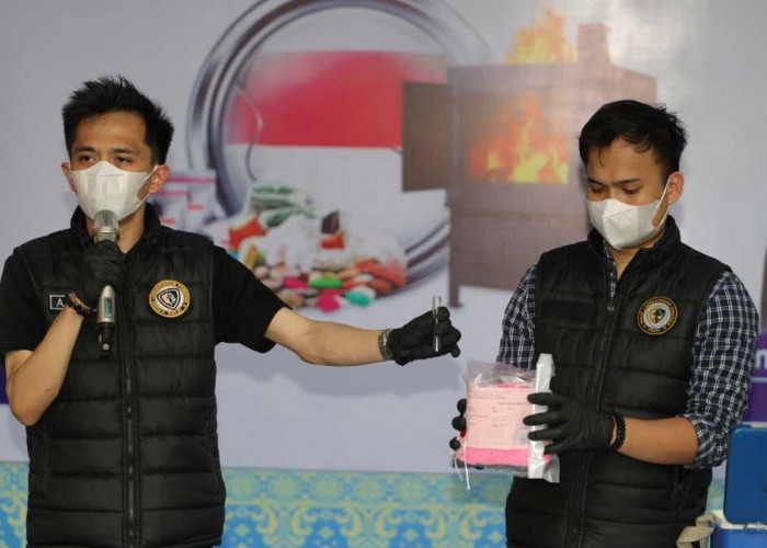 Kapolda Sumsel Irjen Sandi Nugroho Pimpin Musnahkan Puluhan Kilogram Sabu dan Ribuan Ekstasi