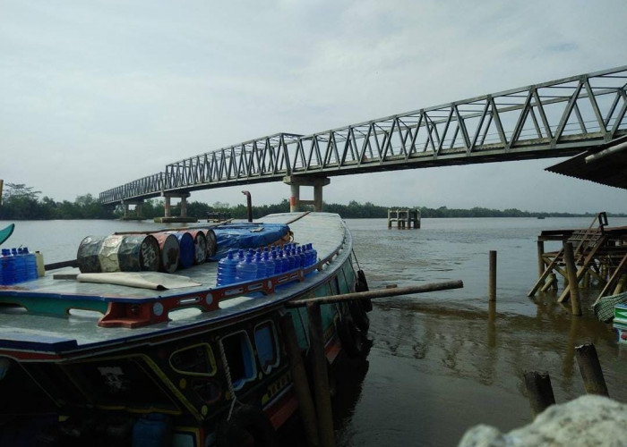 5 Jam dari Jembatan Ampera, Ini Jembatan Terpanjang di Daerah Perairan Kabupaten Muba, Cek Lokasinya