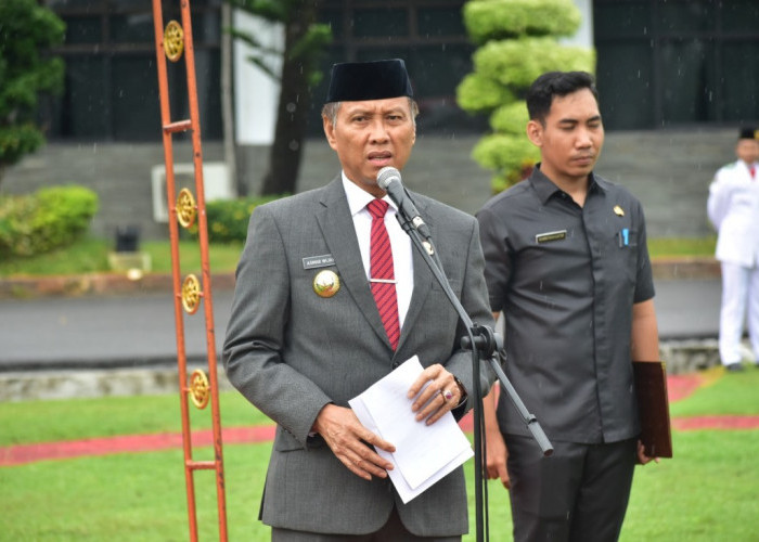 Hari KORPRI, Pj Bupati OKI Sampaikan Pesan Presiden Ini ke Anggota KORPRI dan PGRI