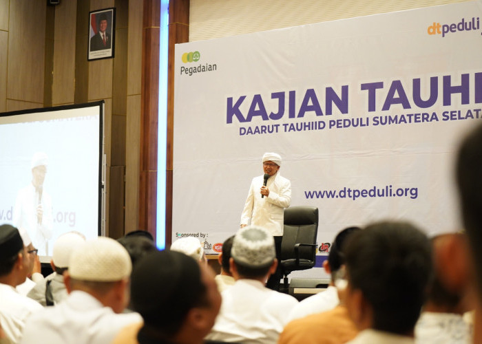 Pegadaian Kanwil III Sumbagsel Gelar Safari Dakwah Bersama Aa Gym, Tanamkan Keikhlasan dakam Bekerja