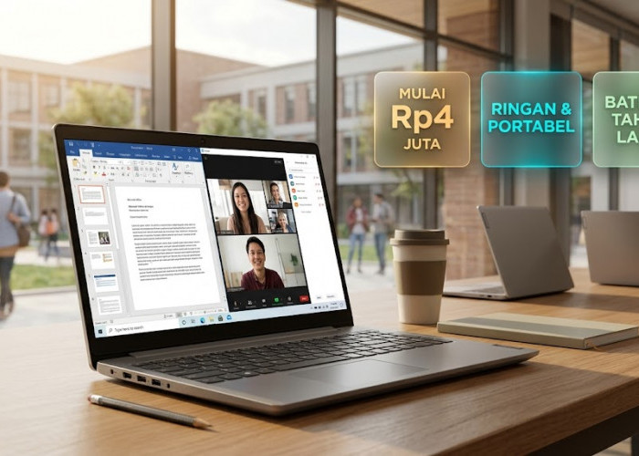Mulai dari Harga 4 Jutaan, Deretan Laptop Lenovo Ini Sangat Cocok Temani Kuliah hingga Skripsi
