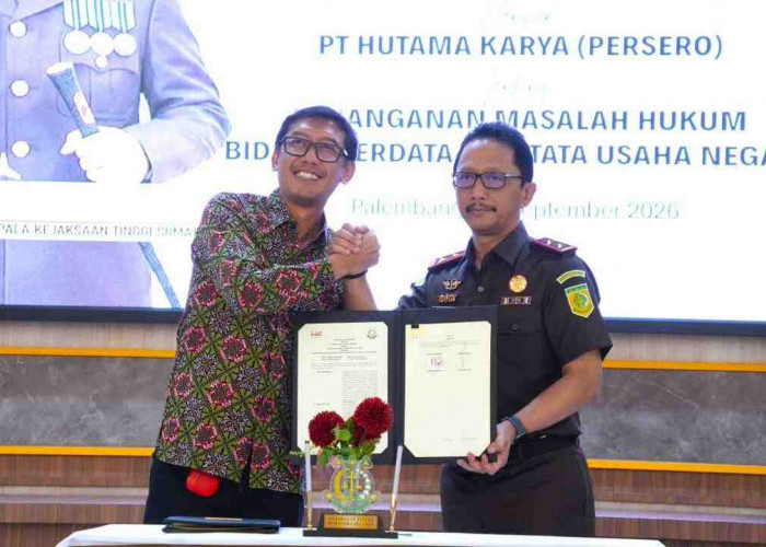 Perkuat Kepastian Hukum, Hutama Karya Jalin Sinergi dengan Kejati Sumsel