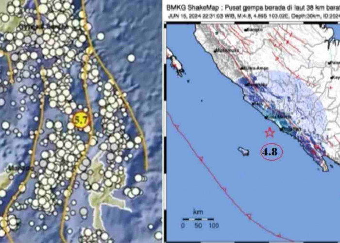 Gempa Laut Guncang Sulut dan Kaur Bengkulu, Kekuatannya Segini