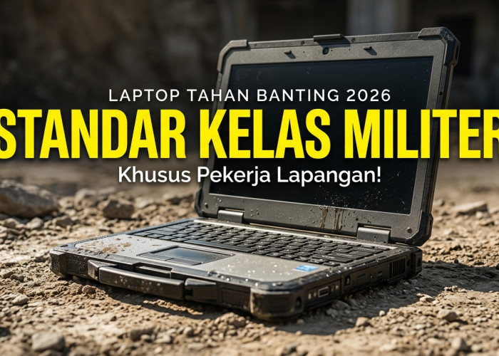 4 Laptop Tangguh 2026 dengan Standar Kelas Militer, Cocok untuk Pekerjaan Berat