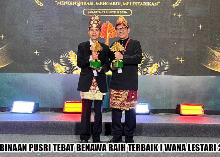 GEGER NATIONWIDE! Desa Binaan Pusri Tebat Benawa Raih Juara 1 Wana Lestari 2026, Hutan Adatnya Bikin Merinding