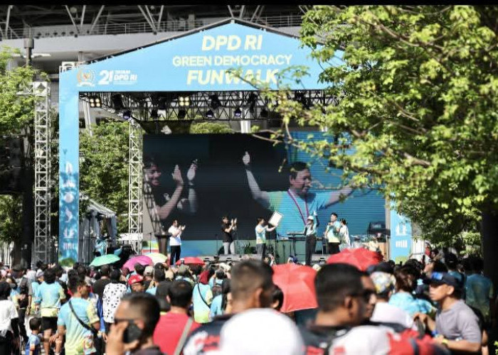 Wali Kota Lubuk Linggau Hadiri Green Democracy Fun Walk DPD RI di GBK