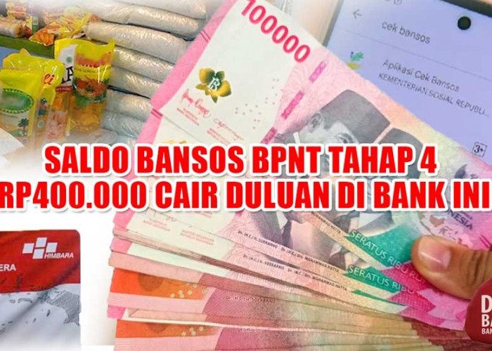 Ada Saldo Rp400.000 Masuk Rekening KPM, Benarkah Bansos BPNT Tahap 4 Sudah Cair? Cek Faktanya