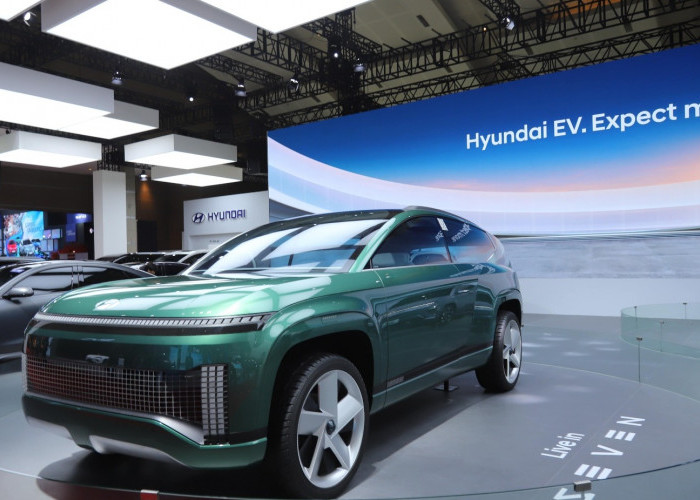 Super Gagah dan Elegan, Hyundai Pamerkan SEVEN Concept di IIMS 2024