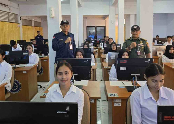 Kapus Program Bela Negara Unhan RI Awasi TKD PMB S1 Unhan RI di UPT BKN Ambon