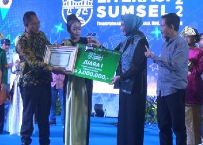 OKU Timur Borong Juara di Literasi Musikalisasi Puisi