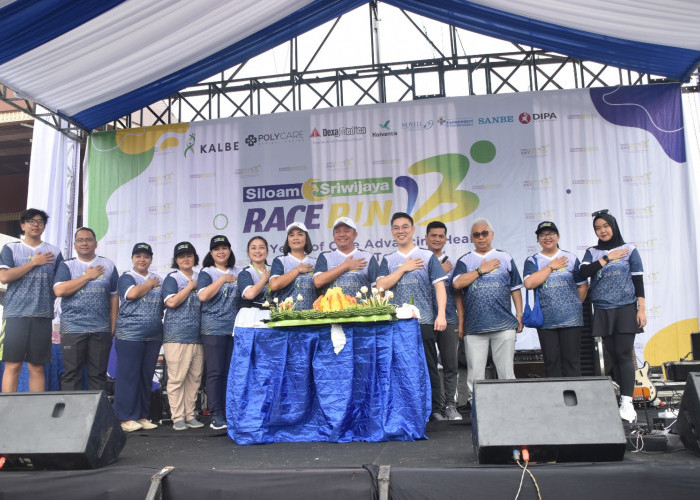 Semarak HUT ke-13 RS Siloam Sriwijaya, Gelar Run for Health 
