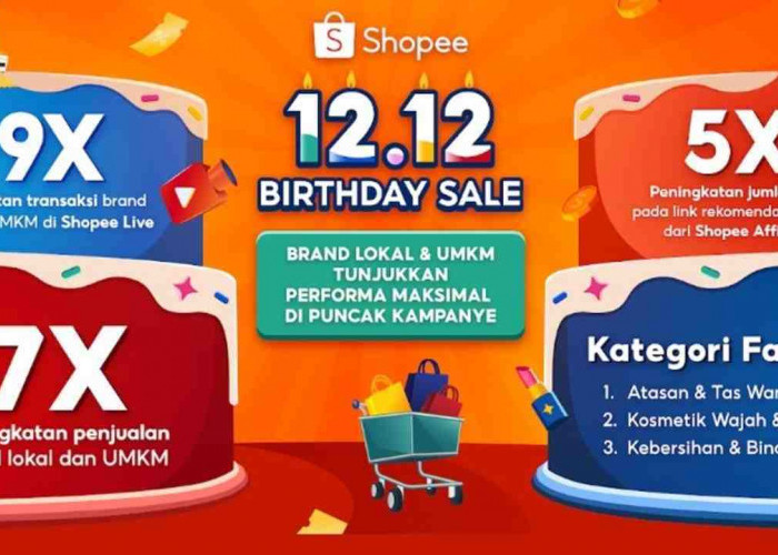 Puncak Kampanye Shopee 12.12: Penjualan Brand Lokal dan UMKM Meroket hingga 7 Kali Lipat