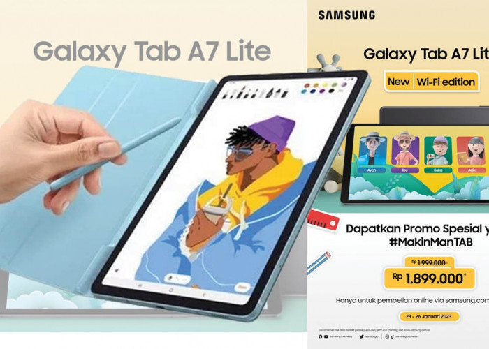 Samsung Galaxy Tab A7 Lite WIFI, Beraktivitas Bersama Anak Makin Seru dengan Tablet Harga Sejutaan 