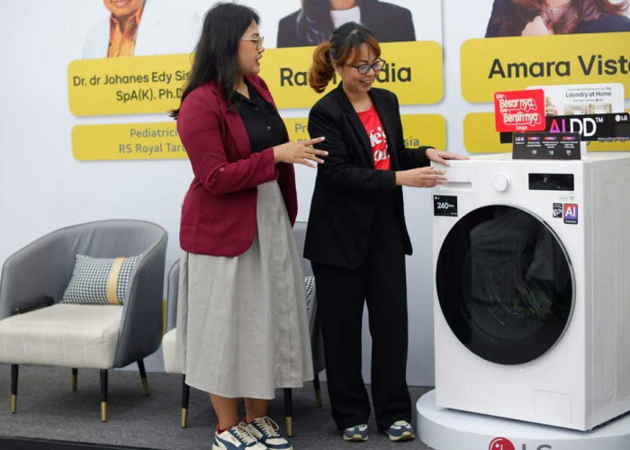 Tak Perlu Repot! Mesin Cuci LG Terbaru Kini Pakai AI untuk Deteksi Jenis Kain