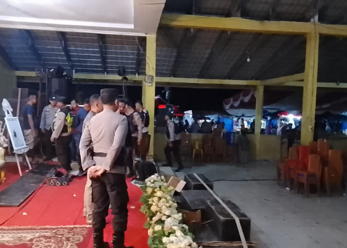 Gelar Orgen Tunggal, Polisi Tertibkan Musik Hiburan di Desa Tanjung