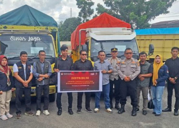 KPU OKI Mulai Distribusikan Logistik Pilkada 2024, Wilayah Ini Jadi Prioritas