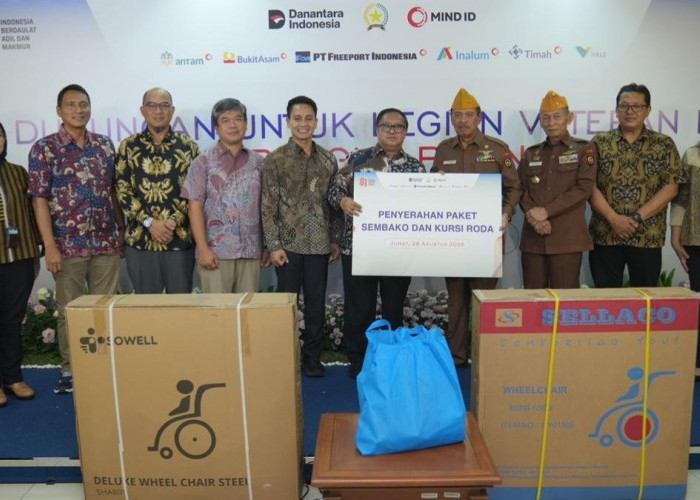 Semarakkan HUT ke-81 RI, PTBA Bersama MIND ID Group Beri Apresiasi bagi Legiun Veteran di Sumsel dan Lampung