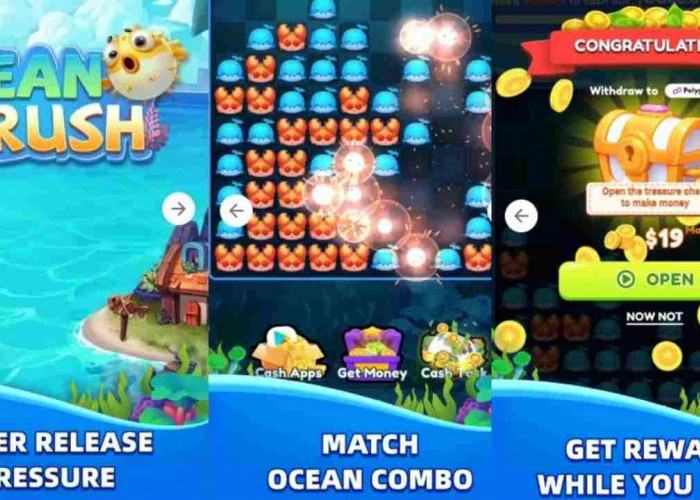 Mainkan Ocean Crush! Cuma Susun-susun Puzzle, Auto Dapat Saldo DANA Gratis
