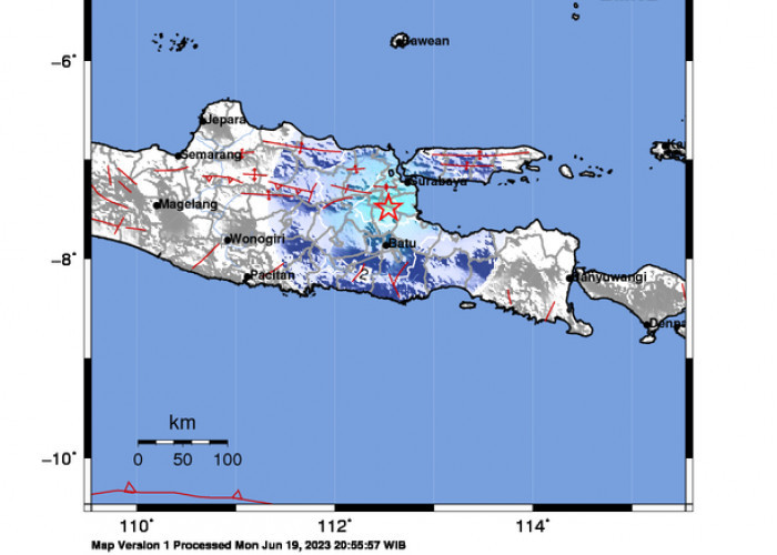 Gempa Magnitudo 4,6 Melanda Pulau Jawa, Pusatnya Berada di Mojokerto, Jawa Timur