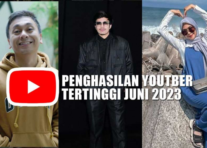 5 YouTuber Indonesia dengan Penghasilan Tertinggi di Bulan Juni 2023