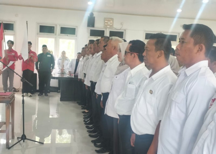 Pengurus PMI Kecamatan di OKI Dikukuhkan, Ini Tugas dan Tanggungjawab Ke Depannya