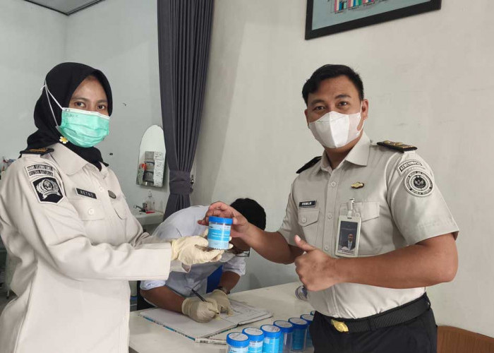 Mendadak Diperiksa! Begini Hasil Tes Urine Massal di Rutan Baturaja