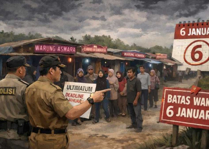 17 Warung Asmara di Kikim Barat Diberi Deadline Hingga 6 Januari, Berani Membangkang?