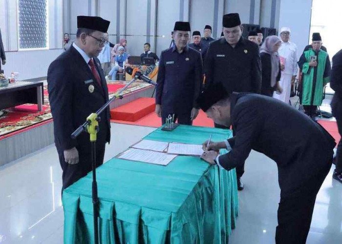 Gerbong Pemkot Palembang Bergerak, Pj Walikota Palembang Abdulrauf Damenta Rotasi 246 Pejabat