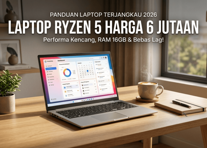 Tanpa Bikin Kantong Bolong: Kenali 4 Pilihan Laptop Ryzen 5 Paling Worth It di Kisaran Harga Rp6 Juta