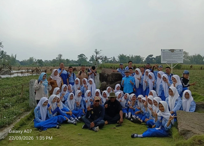 SMK Negeri 1 Jarai Lahat 'Invasi' Megalitik Baturang, Bikin Siswa Mendadak Ingin Jadi Arkeolog!
