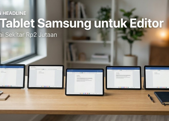 Menulis dan Edit Artikel Jadi Lebih Nyaman! Ini 4 Tablet Samsung Terjangkau Pilihan Terbaik Editor