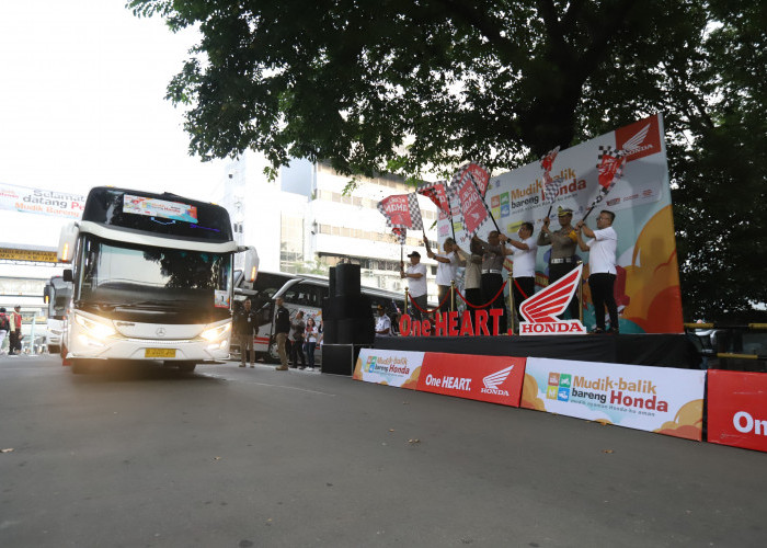 AHM Berangkatkan 2.559 Konsumen Setia Honda Mudik ke Kampung Halaman