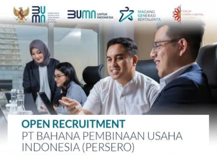 Lowongan Kerja BUMN PT Bahana Pembinaan Usaha Indonesia (Persero), Fresh Graduate dan Mahasiswa Akhir Merapat!