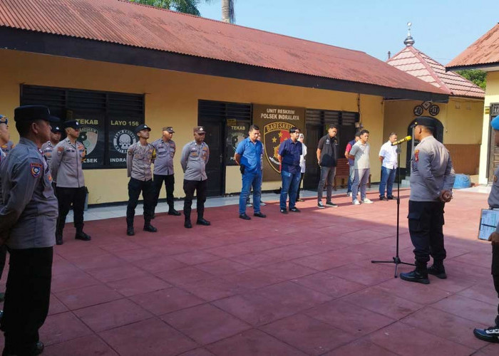 Memasuki Musim Kemarau, Polsek Indralaya Perintahkan Bhabinkamtibmas Masuk Desa Antisipasi Karhutla